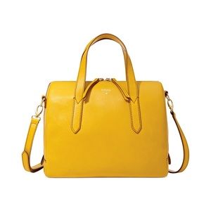 Fossil Sydney leather satchel